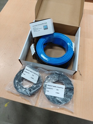 Elektrische vloerverwarming SET 750 watt, Innovaheat, Kabel, Blauw, 20